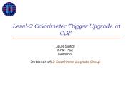 Level-2 Calorimeter Trigger Upgrade at CDF