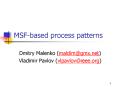 MSFbased process patterns PowerPoint PPT Presentation