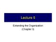 Extending the Organization PowerPoint PPT Presentation