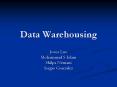 Data Warehousing PowerPoint PPT Presentation
