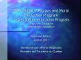 The Catholic Religious and Moral Instruction Program in the Qubec Education Program Preschool Educat PowerPoint PPT Presentation