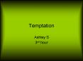 Temptation PowerPoint PPT Presentation