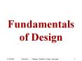 Fundamentals of Design PowerPoint PPT Presentation