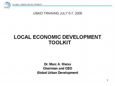 USAID TRAINING JULY 57, 2006