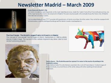 Newsletter Madrid 