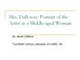 Mrs.%20Dalloway:%20Portrait%20of%20the%20Artist%20as%20a%20Middle-aged%20Woman PowerPoint PPT Presentation