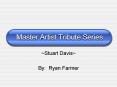 Master Artist Tribute Series PowerPoint PPT Presentation