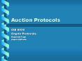 Auction Protocols PowerPoint PPT Presentation