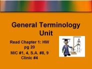 General Terminology Unit