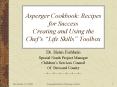 Asperger Cookbook: Recipes for Success Creating and Using the Chefs Life Skills Toolbox PowerPoint PPT Presentation