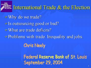 International Trade