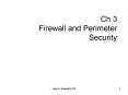 Ch 3 Firewall and Perimeter Security PowerPoint PPT Presentation