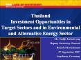 Thailand%20Investment%20Opportunities%20in%20Target%20Sectors%20and%20in%20Environmental%20and%20Alternative%20Energy%20Sector PowerPoint PPT Presentation