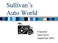 Sullivans Auto World PowerPoint PPT Presentation