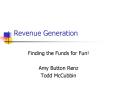 Revenue Generation PowerPoint PPT Presentation