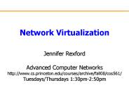 Network Virtualization