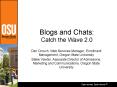 Blogs and Chats: Catch the Wave 2'0 PowerPoint PPT Presentation