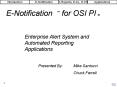 PI E-Notification for First Energy PowerPoint PPT Presentation