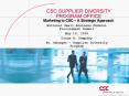 CSC SUPPLIER DIVERSITY PROGRAM OFFICE Marketing to CSC A Strategic Approach PowerPoint PPT Presentation