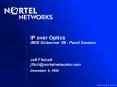 IP over Optics IEEE Globecom  PowerPoint PPT Presentation