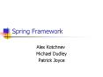 Spring Framework PowerPoint PPT Presentation