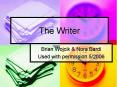 The Writer PowerPoint PPT Presentation