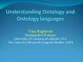 Understanding Ontology and Ontology languages PowerPoint PPT Presentation