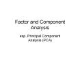 Factor%20and%20Component%20Analysis PowerPoint PPT Presentation