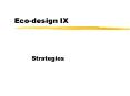 Eco-design IX PowerPoint PPT Presentation