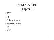 CHM 585 490 Chapter 10