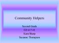 Community Helpers PowerPoint PPT Presentation