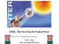 ITER : The Next Step for Fusion Power PowerPoint PPT Presentation