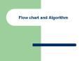 Flow chart and Algorithm PowerPoint PPT Presentation