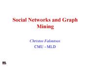 Social Networks and Graph Mining