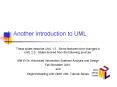 Another Introduction to UML PowerPoint PPT Presentation