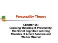 Personality Theory PowerPoint PPT Presentation