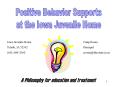 Positive Behavior Supports PowerPoint PPT Presentation