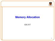 Memory Allocation
