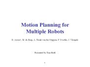 Motion Planning for Multiple Robots