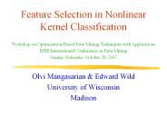 Feature Selection in Nonlinear Kernel Classification