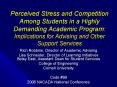 Perceived Stress and Competition Among Students in a Highly Demanding Academic Program: Implications PowerPoint PPT Presentation