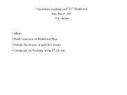 Operations meeting on FY07 Shutdown