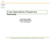 X-ray Observations of Supernova Remnants