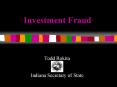 Investment Fraud PowerPoint PPT Presentation