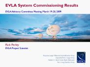 EVLA System Commissioning Results