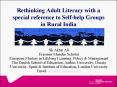 Rethinking Adult Literacy with a special reference to Selfhelp Groups in Rural India PowerPoint PPT Presentation