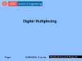 Digital Multiplexing PowerPoint PPT Presentation