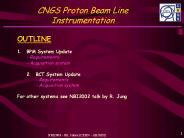 CNGS Proton Beam Line