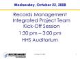 Wednesday, October 22, 2008 PowerPoint PPT Presentation