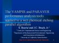 The VAMPIR and PARAVER performance analysis tools applied to a wet chemical etching parallel algorithm PowerPoint PPT Presentation